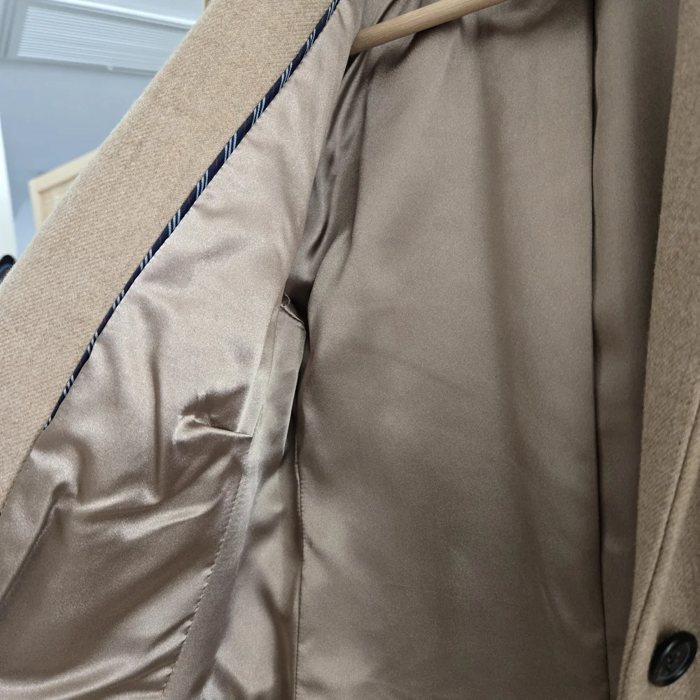 J. Crew Regent Wool Blend Coat In Camel - Picture 4 of 7